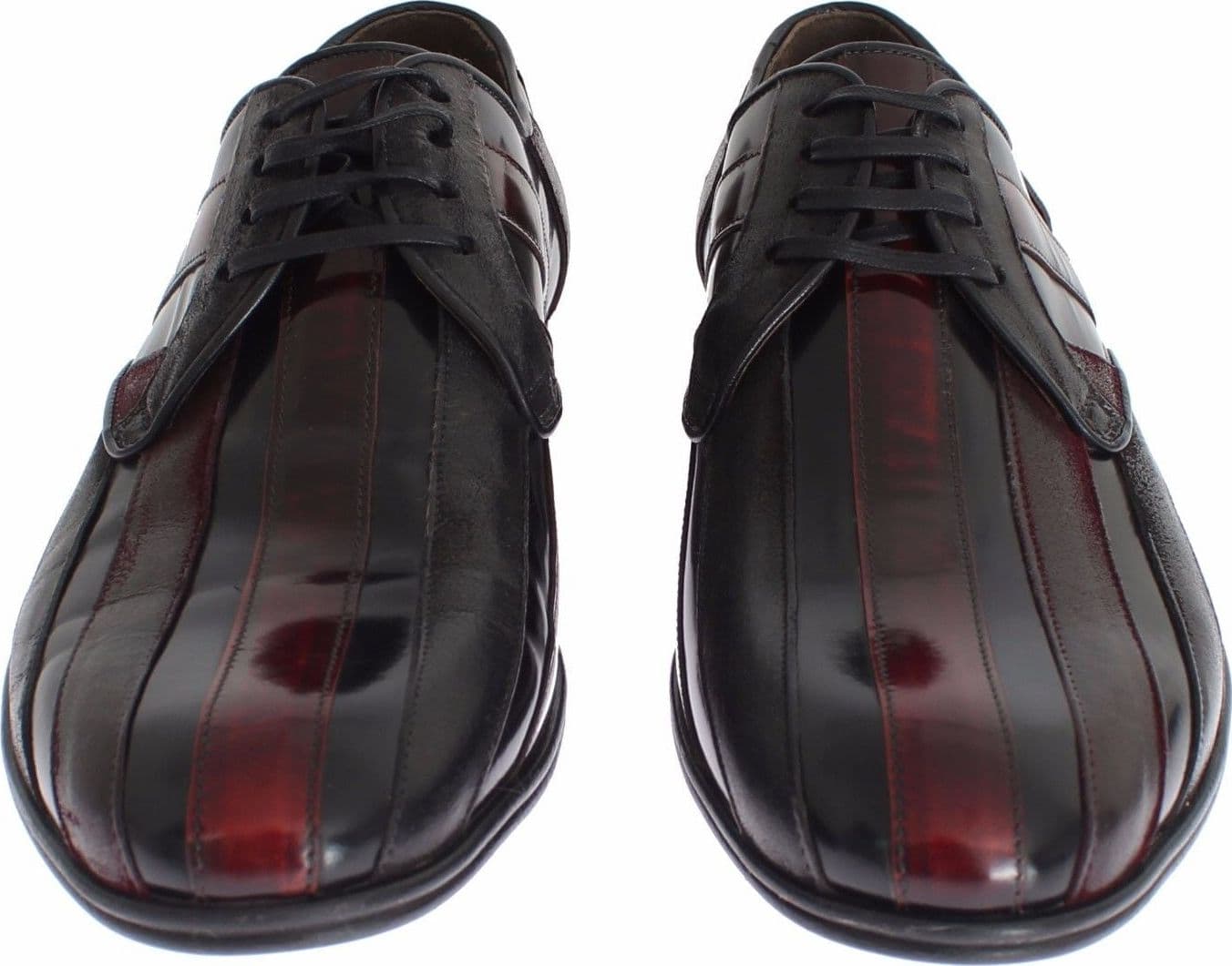 Black Bordeaux Leather Dress Formal Shoes - 2