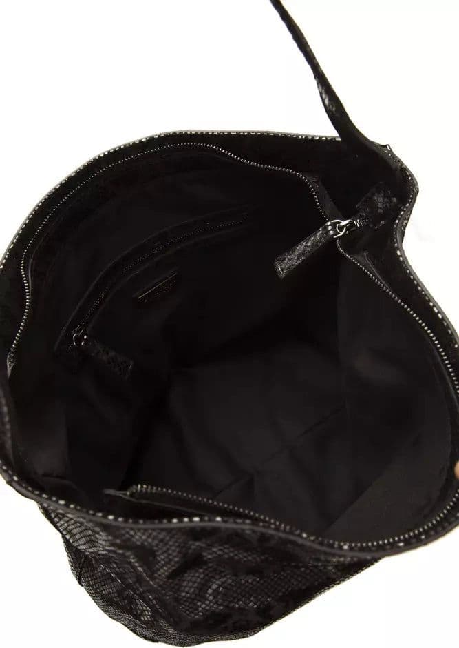 Pompei Donatella Gray Leather Women Shoulder Bag - 5