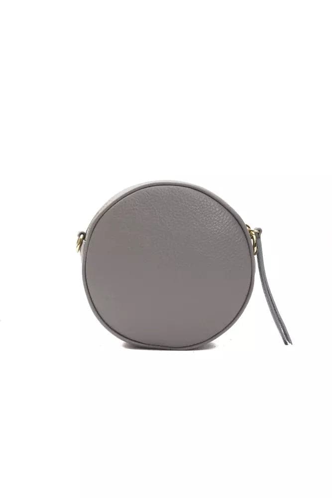 Pompei Donatella Gray Leather Women Crossbody Bag - 3