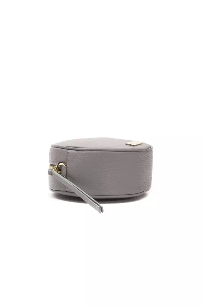 Pompei Donatella Gray Leather Women Crossbody Bag - 4