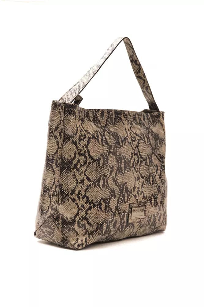 Pompei Donatella Brown Leather Women Shoulder Bag - 2