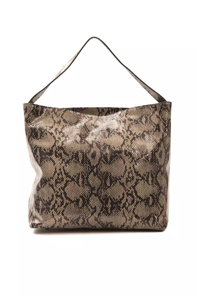 Pompei Donatella Brown Leather Women Shoulder Bag - 3