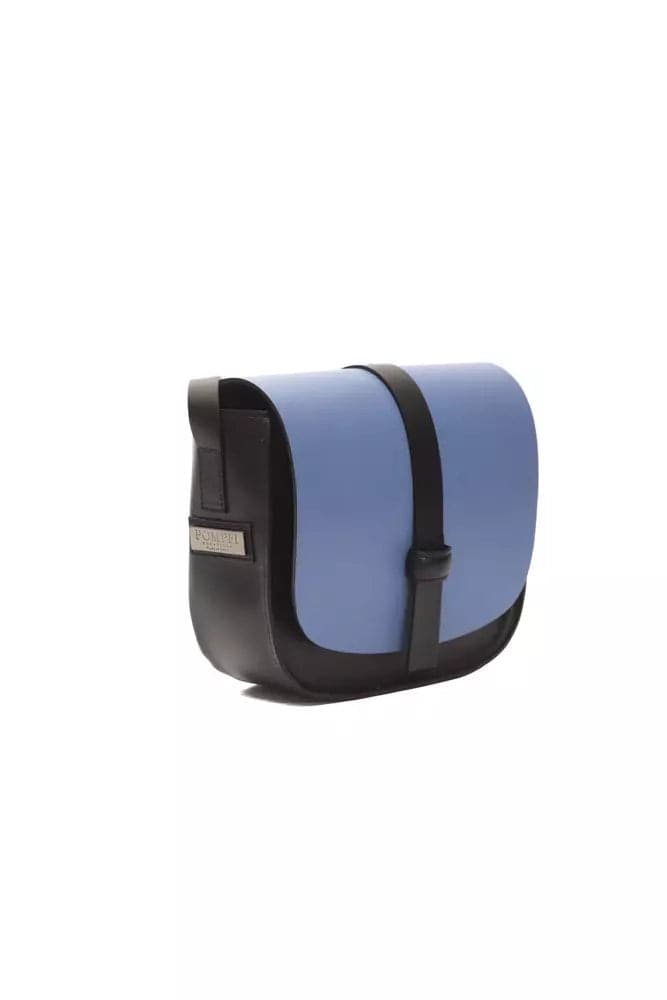 Pompei Donatella Blue Leather Women Crossbody Bag - 2
