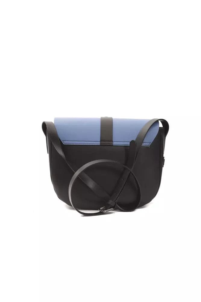 Pompei Donatella Blue Leather Women Crossbody Bag - 3