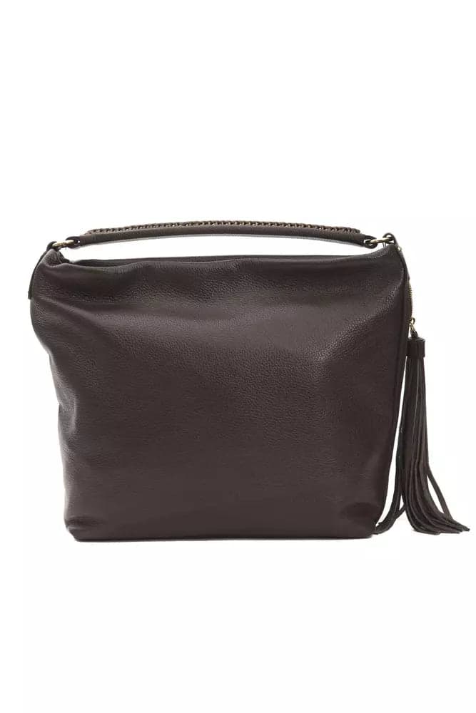 Pompei Donatella Brown Leather Women Shoulder Bag - 3