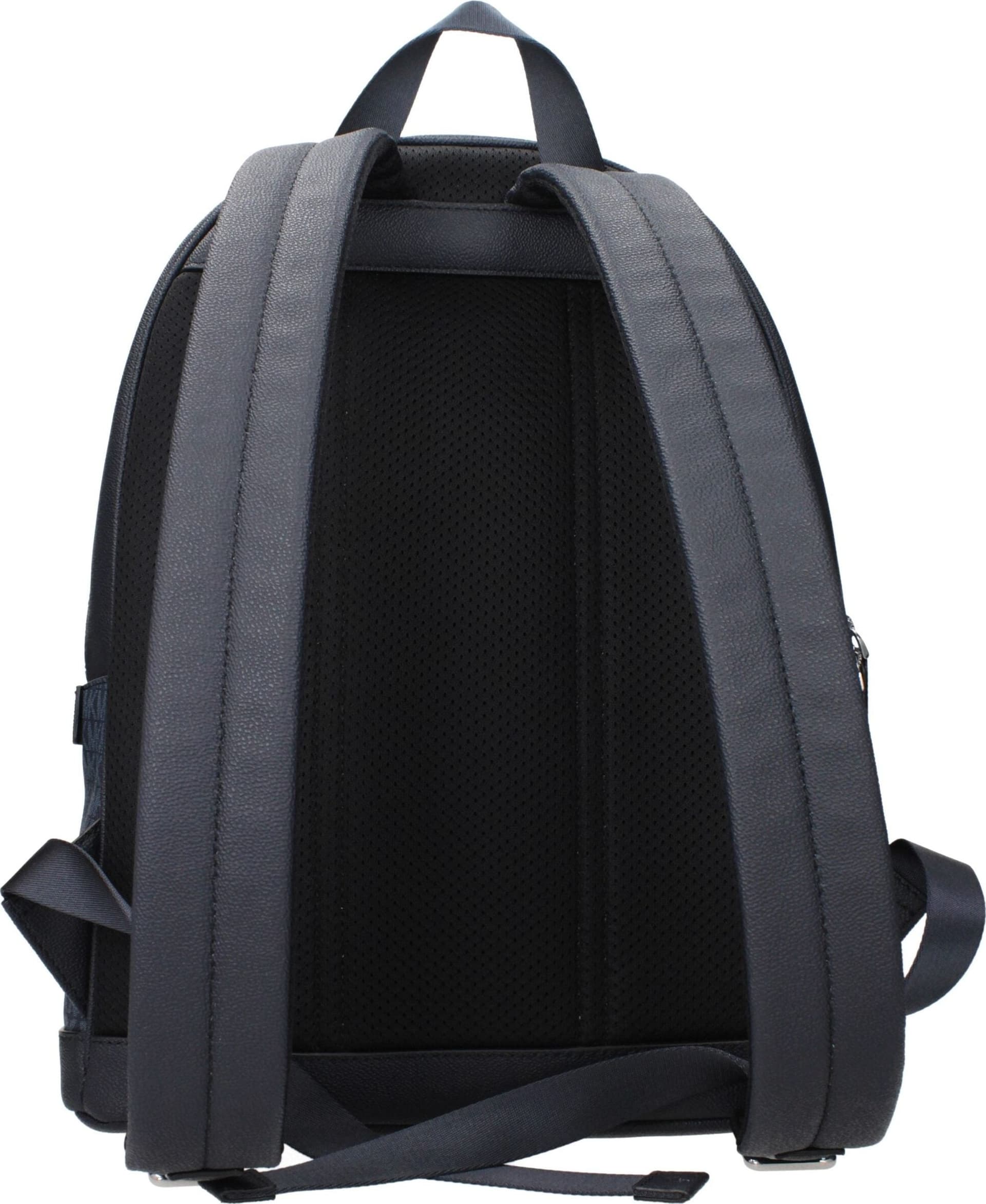 Michael Kors Blue Fabric Backpack - 3