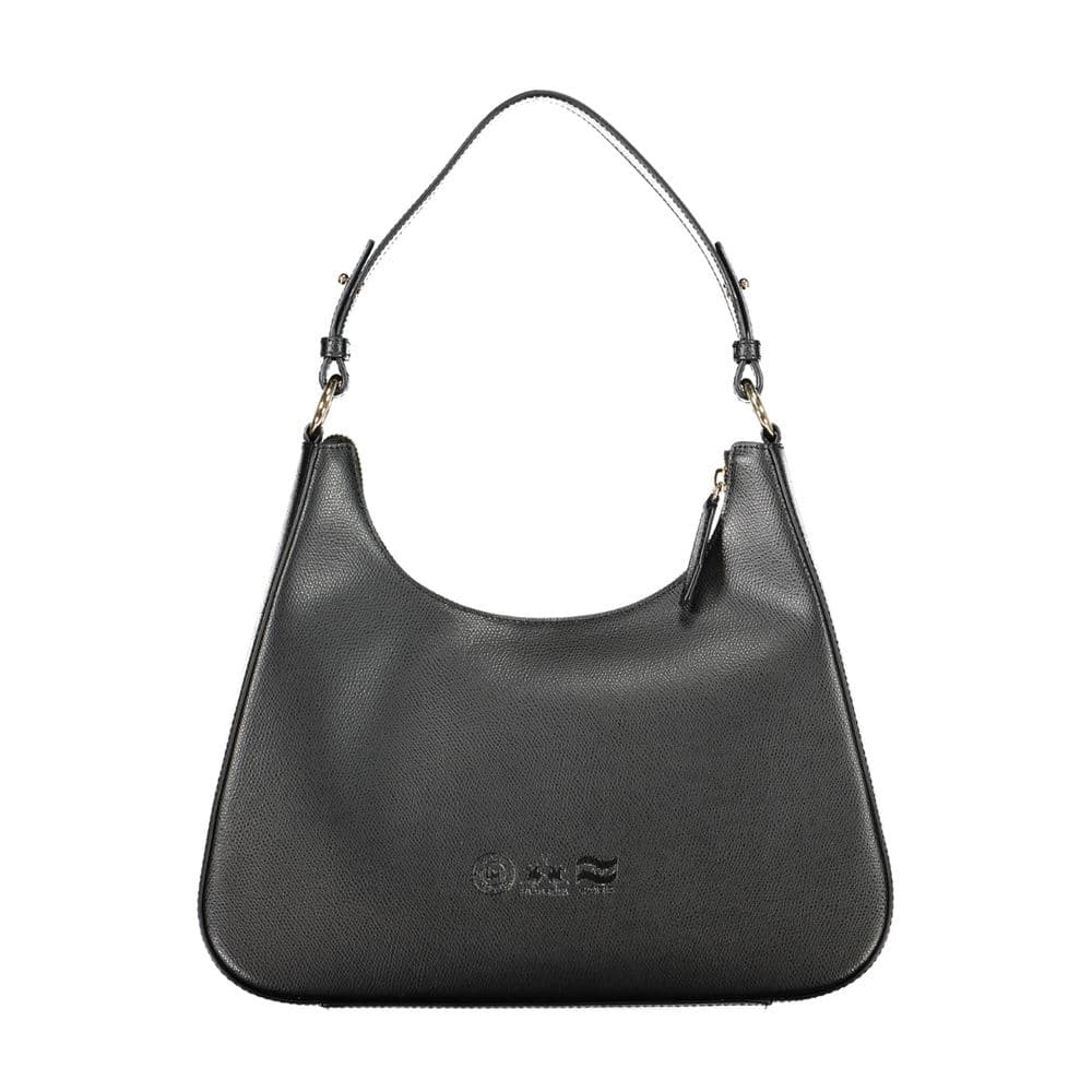 La Martina Black Leather Women's Shoulder Bag - 2