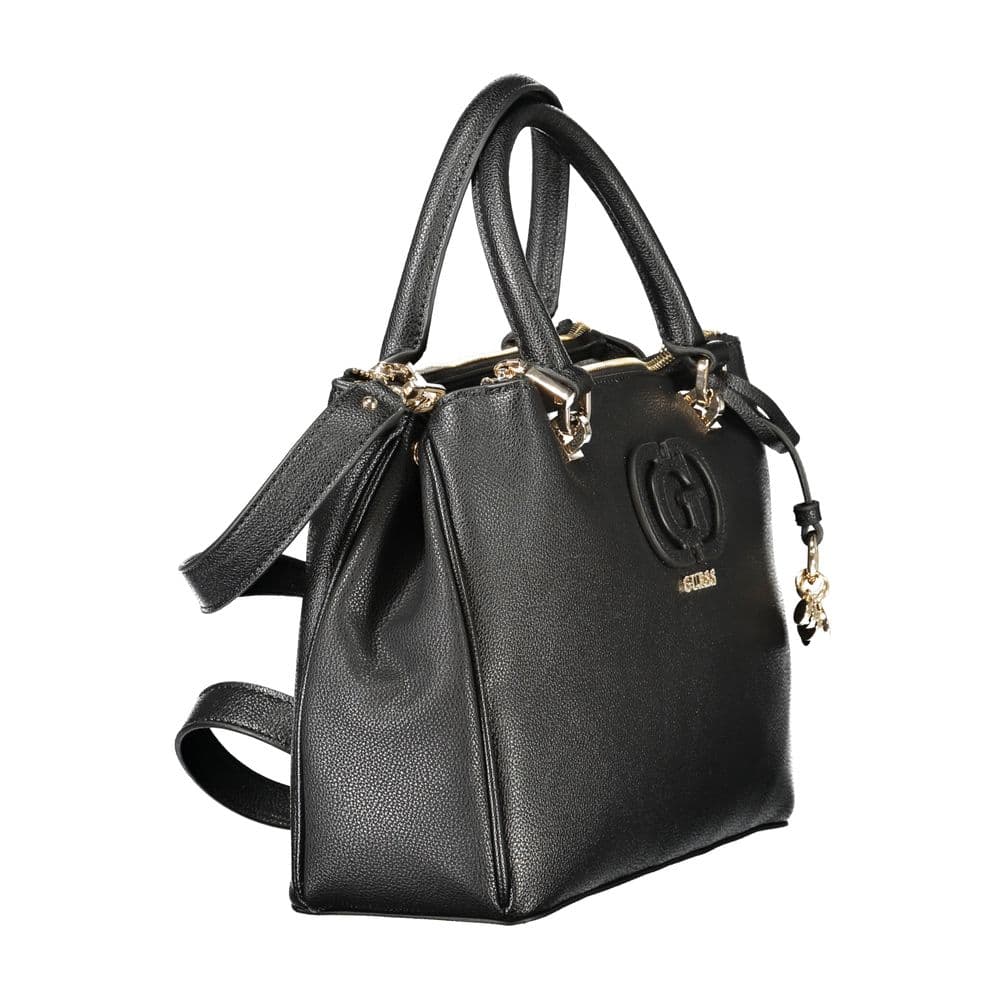 Guess Jeans Black Polyurethane Women's Handbag - 3