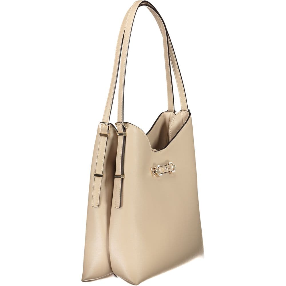 Guess Jeans Beige Poliuretano Women Handbag - 3