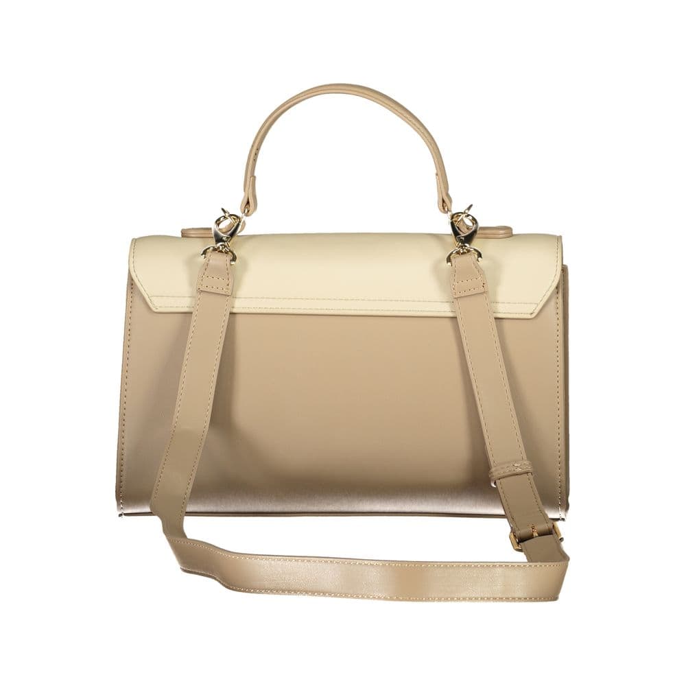 Mario Valentino Beige Polyurethane Women's Bag - 2