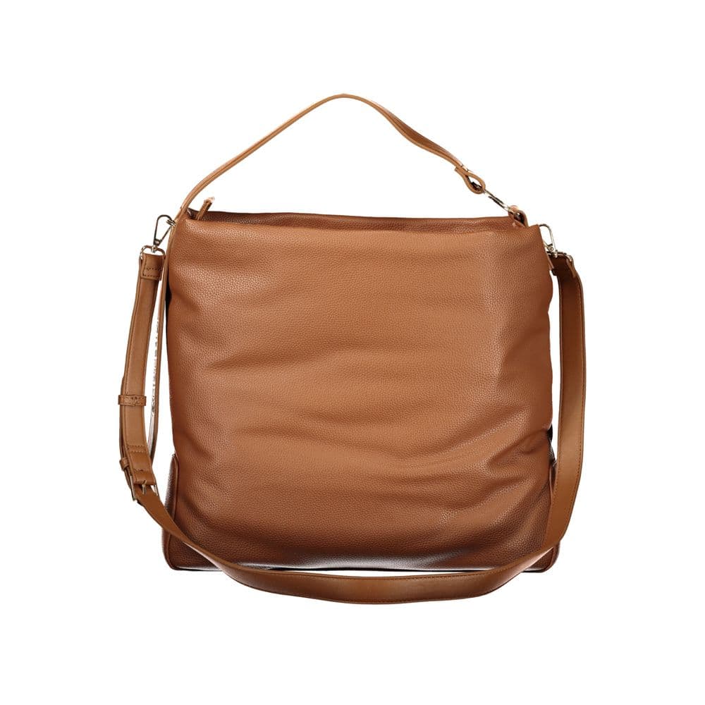 Mario Valentino Brown Polyurethane Women's Bag - 2