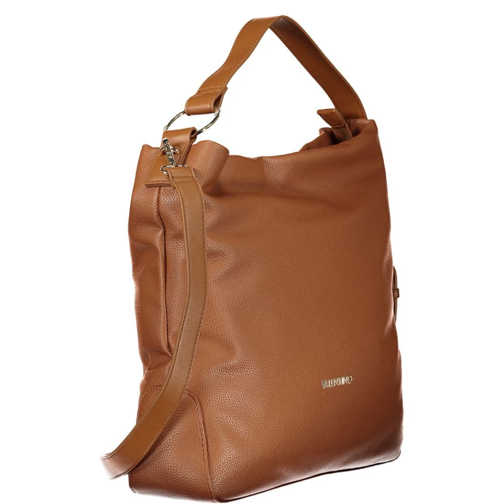Mario Valentino Brown Polyurethane Women's Bag - 3