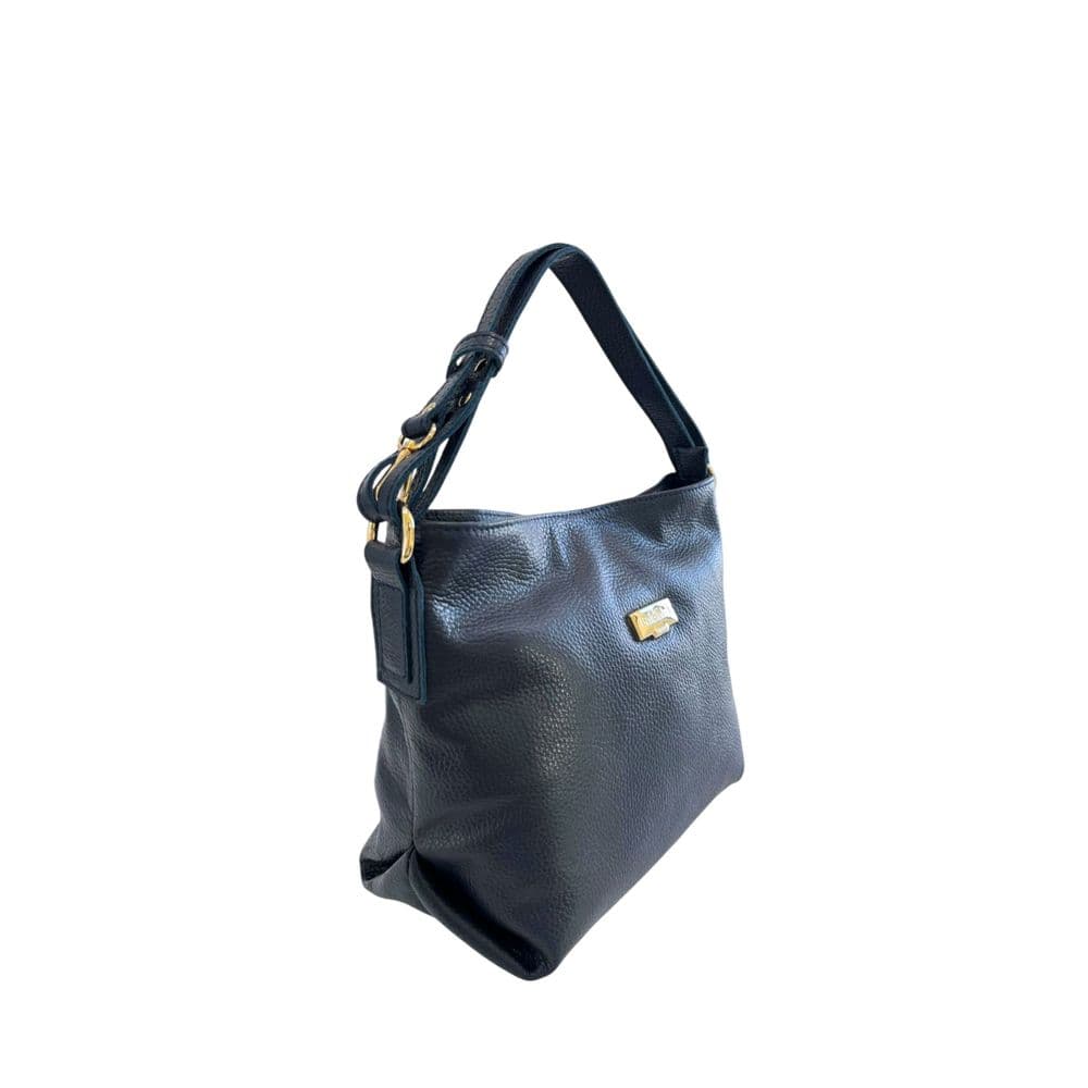 Baldinini Trend Blue Cowhide Leather Women Shoulder Bag - 2