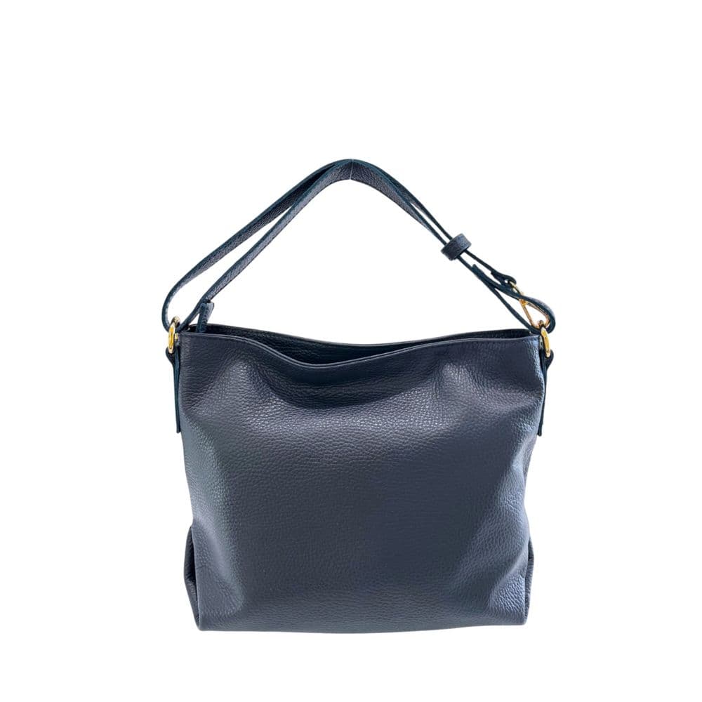 Baldinini Trend Blue Cowhide Leather Women Shoulder Bag - 3