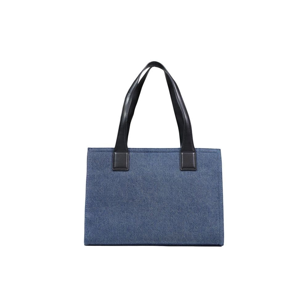 Love Moschino Blue Cotton Handbag - 3