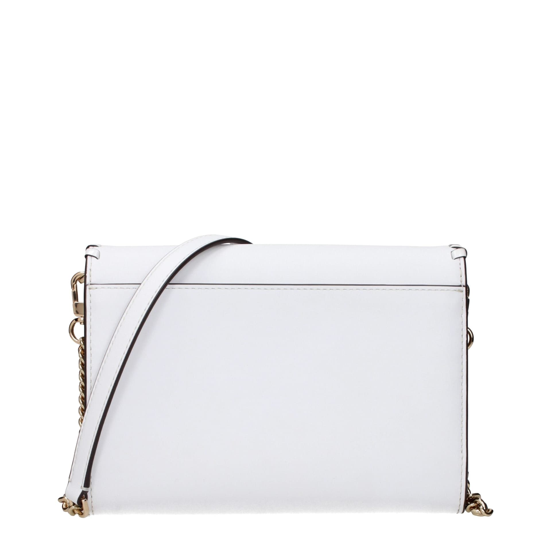 Tory Burch White Leather Clutch Bag - 3