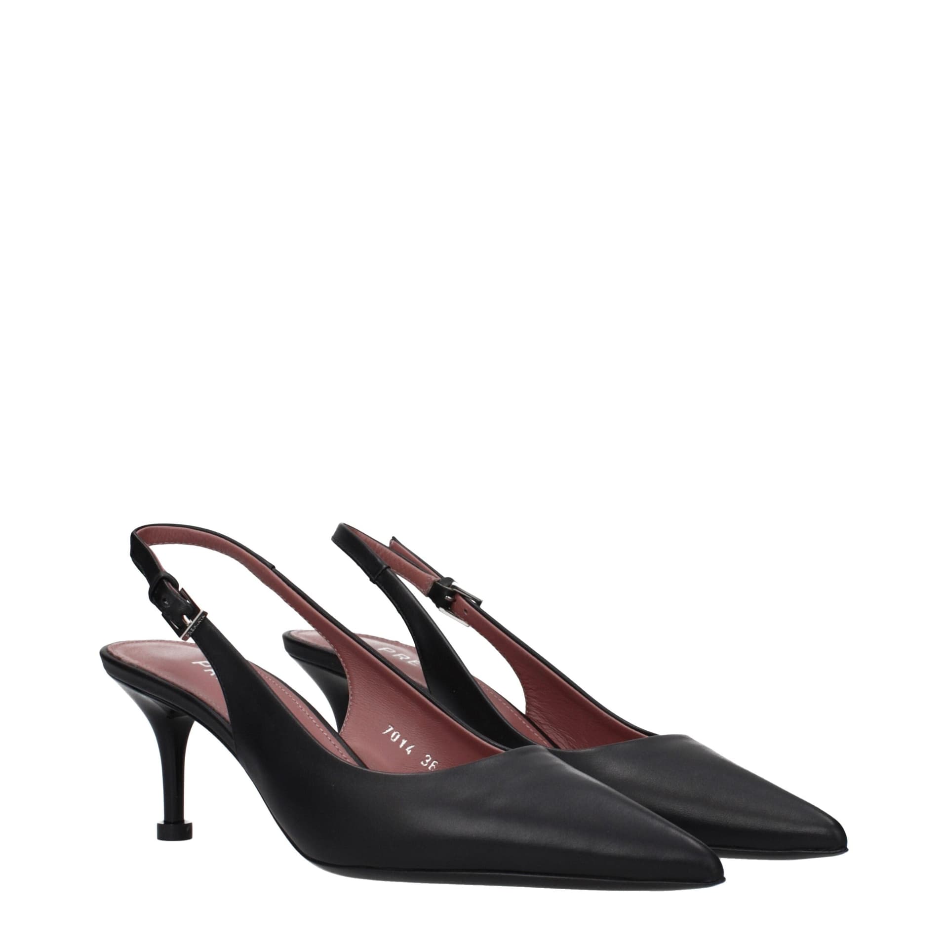 Premiata Black Leather Platform Pumps - 2