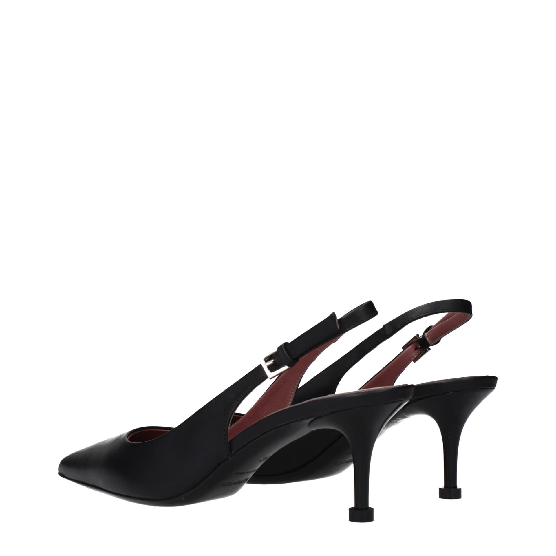 Premiata Black Leather Platform Pumps - 4