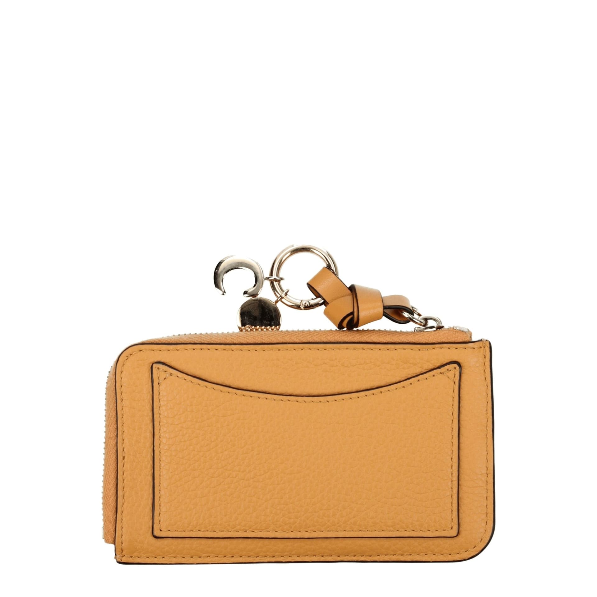 Chloé Orange Leather Wallet - 2