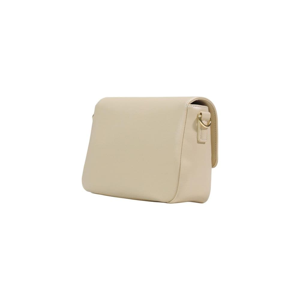 Love Moschino Cream Polyethylene Handbag - 4