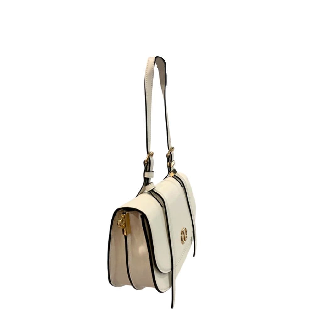 Twinset White PU Women Shoulder Bag - 2