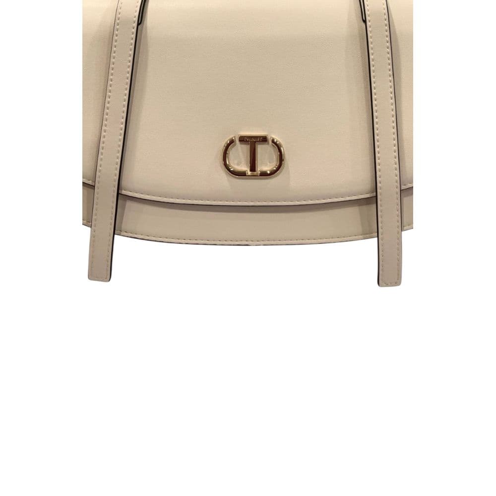 Twinset White PU Women Shoulder Bag - 6