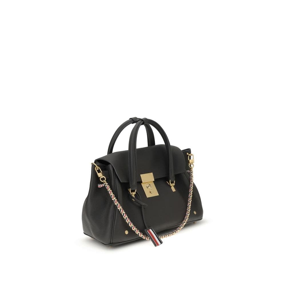 Thom Browne Gray Calf Leather Bos Taurus Handbag - 2