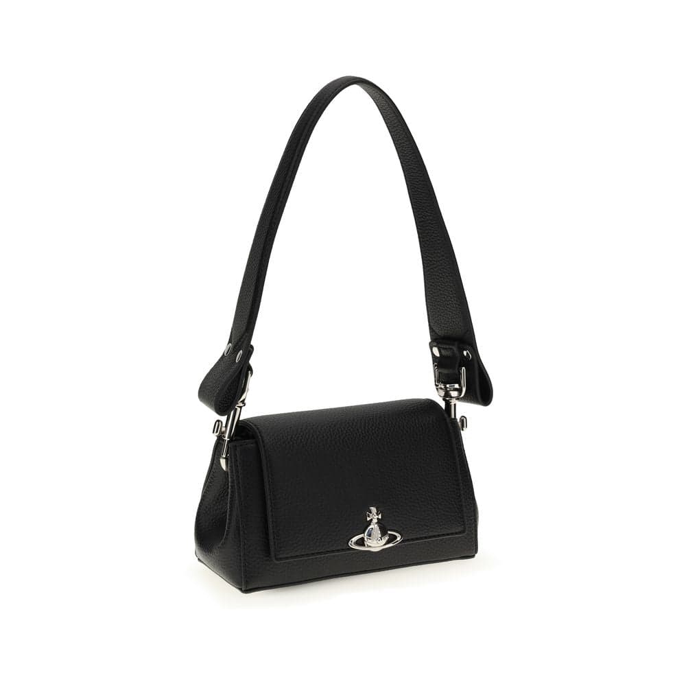 Vivienne Westwood Black Polyurethane Shoulder Bag - 2