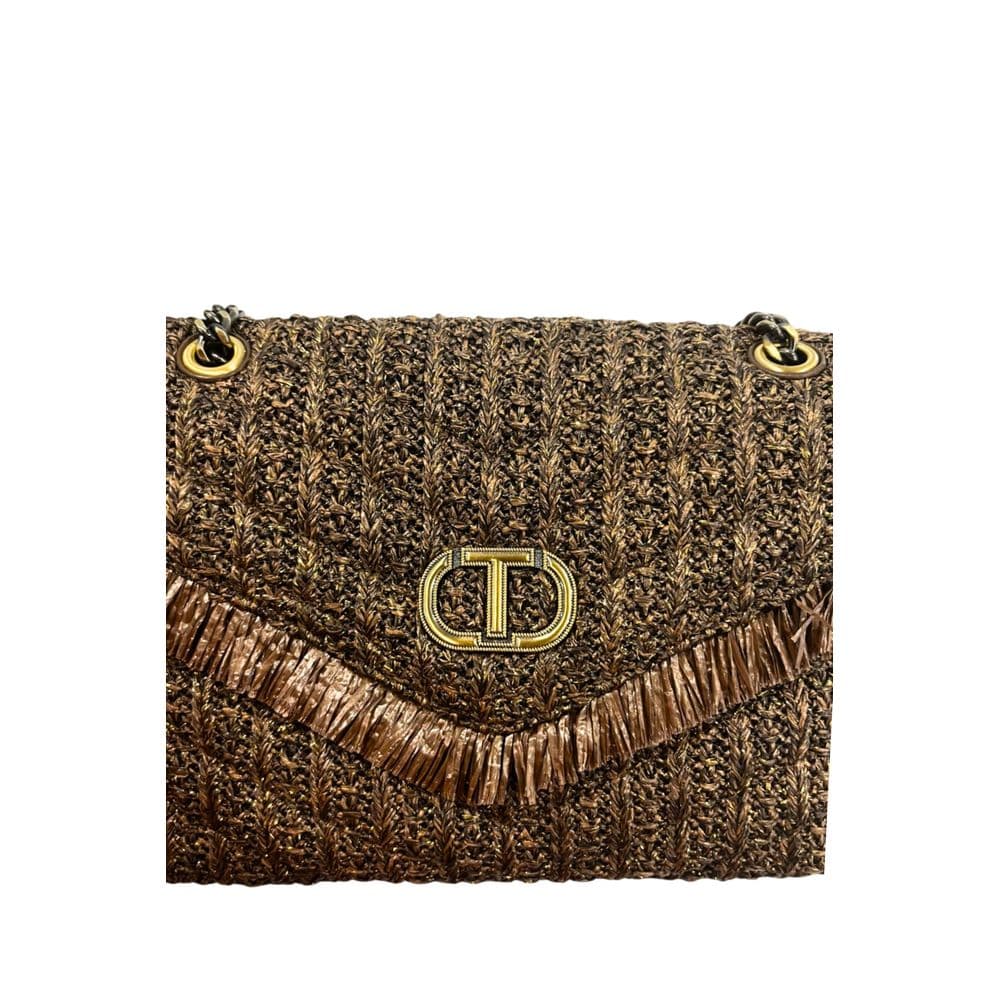 Twinset Brown Polypropylene Women Crossbody Bag - 5