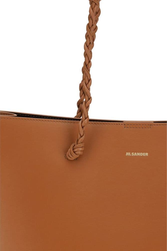 Jil Sander Brown Calf Leather Bos Taurus Shoulder Bag - 4