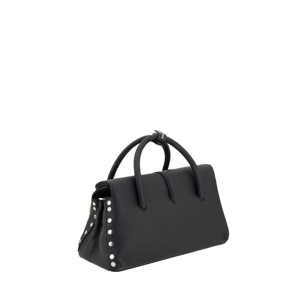 Zanellato Black Calf Leather Bos Taurus Shoulder Bag - 3