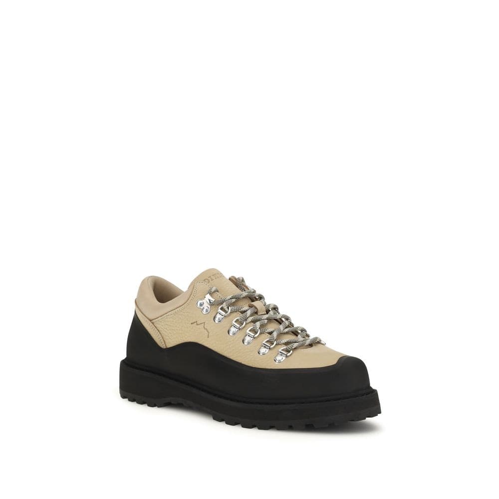 Diemme Beige Calf Leather Bos Taurus Lace-Up Boots - 2