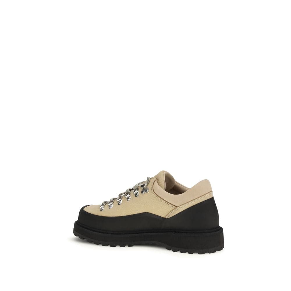 Diemme Beige Calf Leather Bos Taurus Lace-Up Boots - 3
