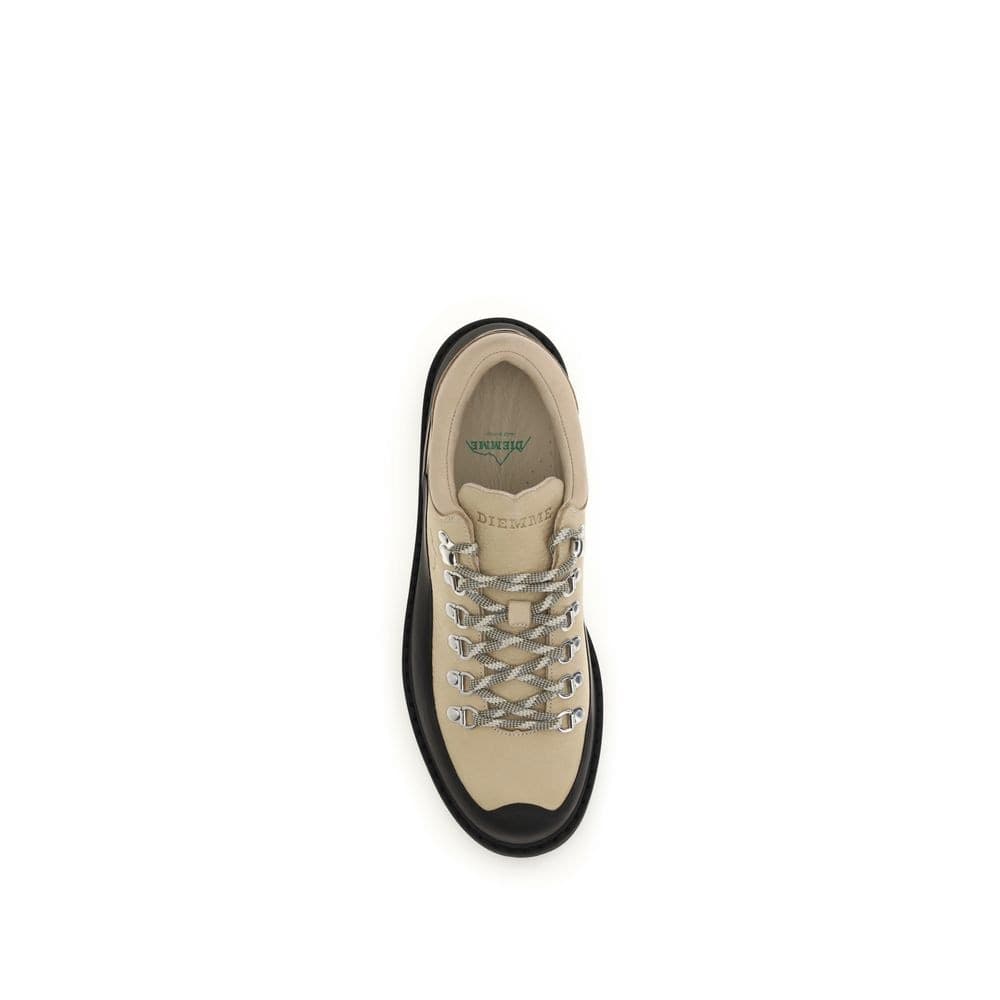 Diemme Beige Calf Leather Bos Taurus Lace-Up Boots - 4