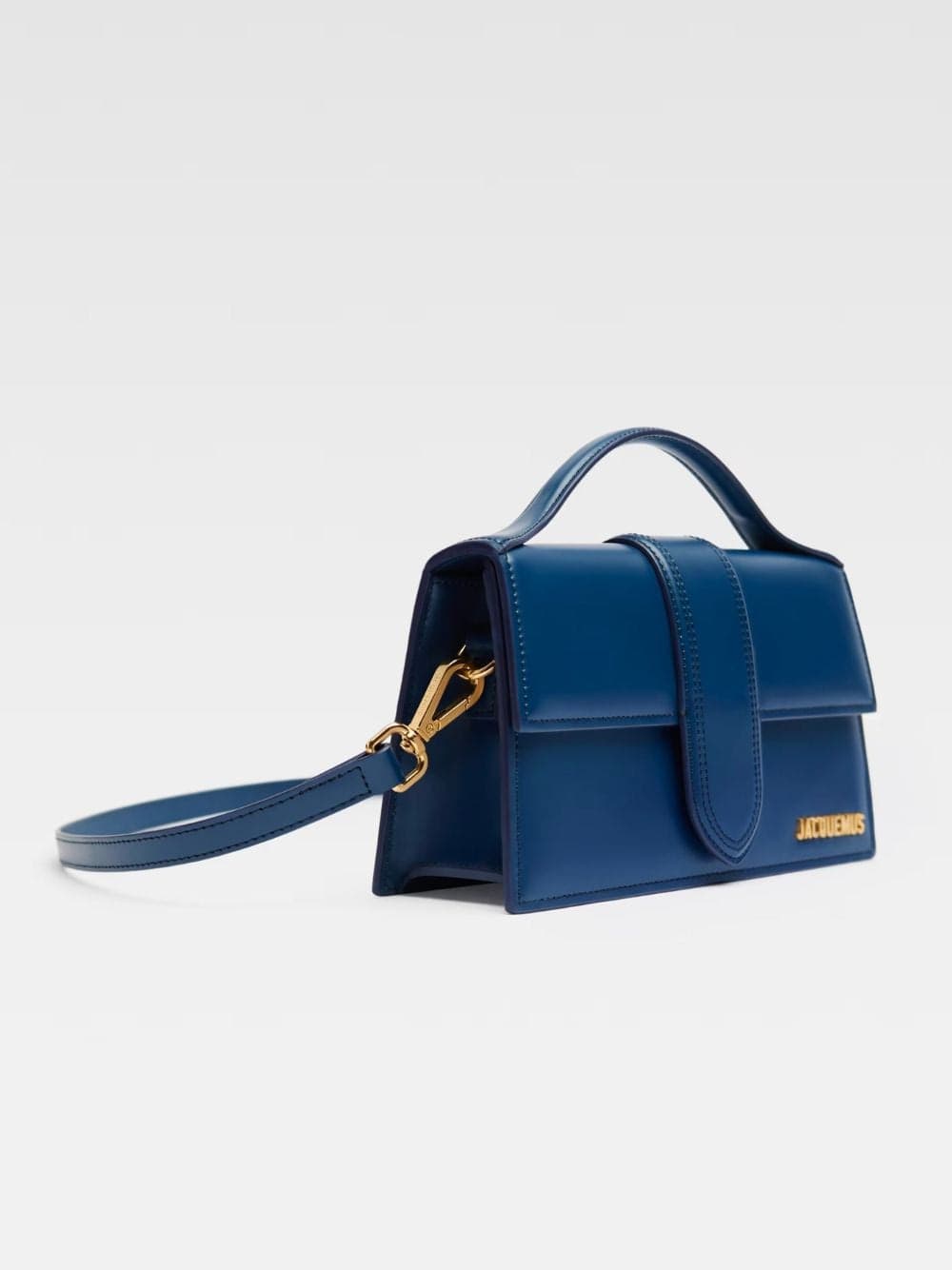 Jacquemus Dark NavyLeather Le Grand Bambino Handbag - 2