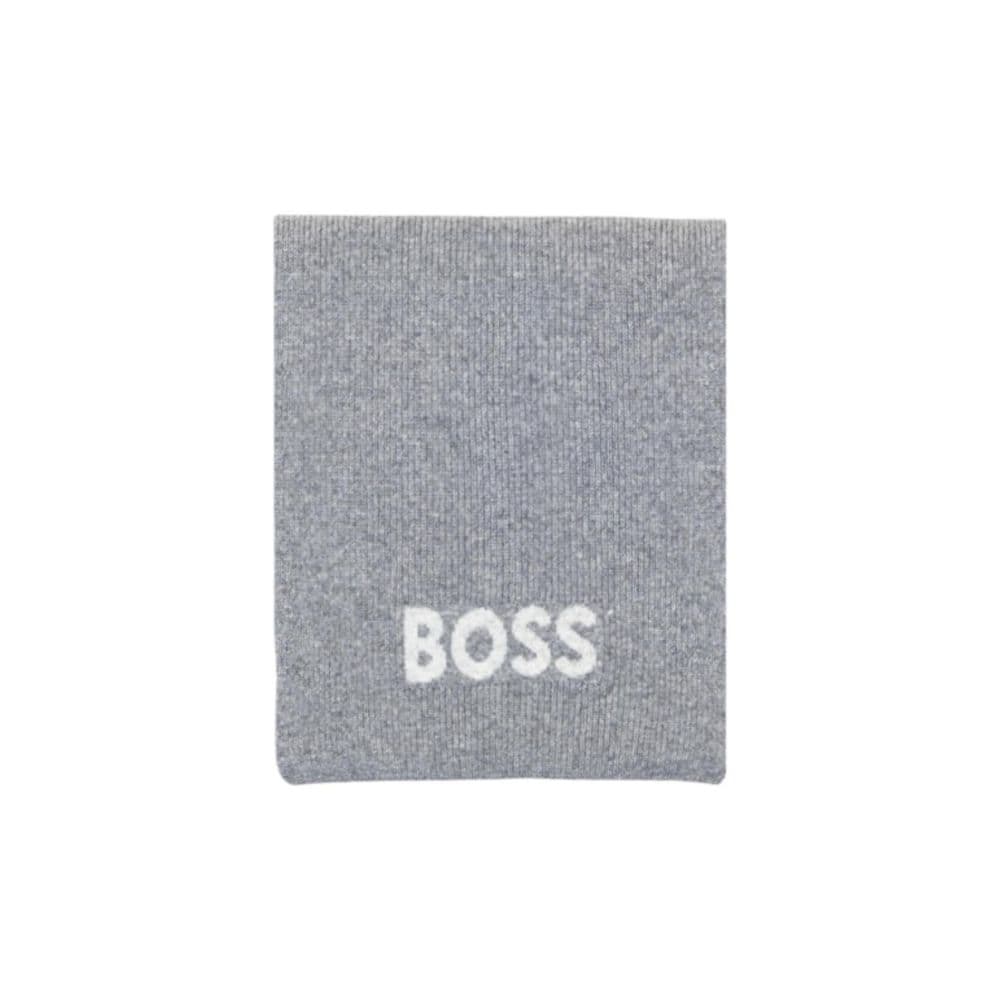 Hugo Boss Gray Polyacrylic Scarf - 3