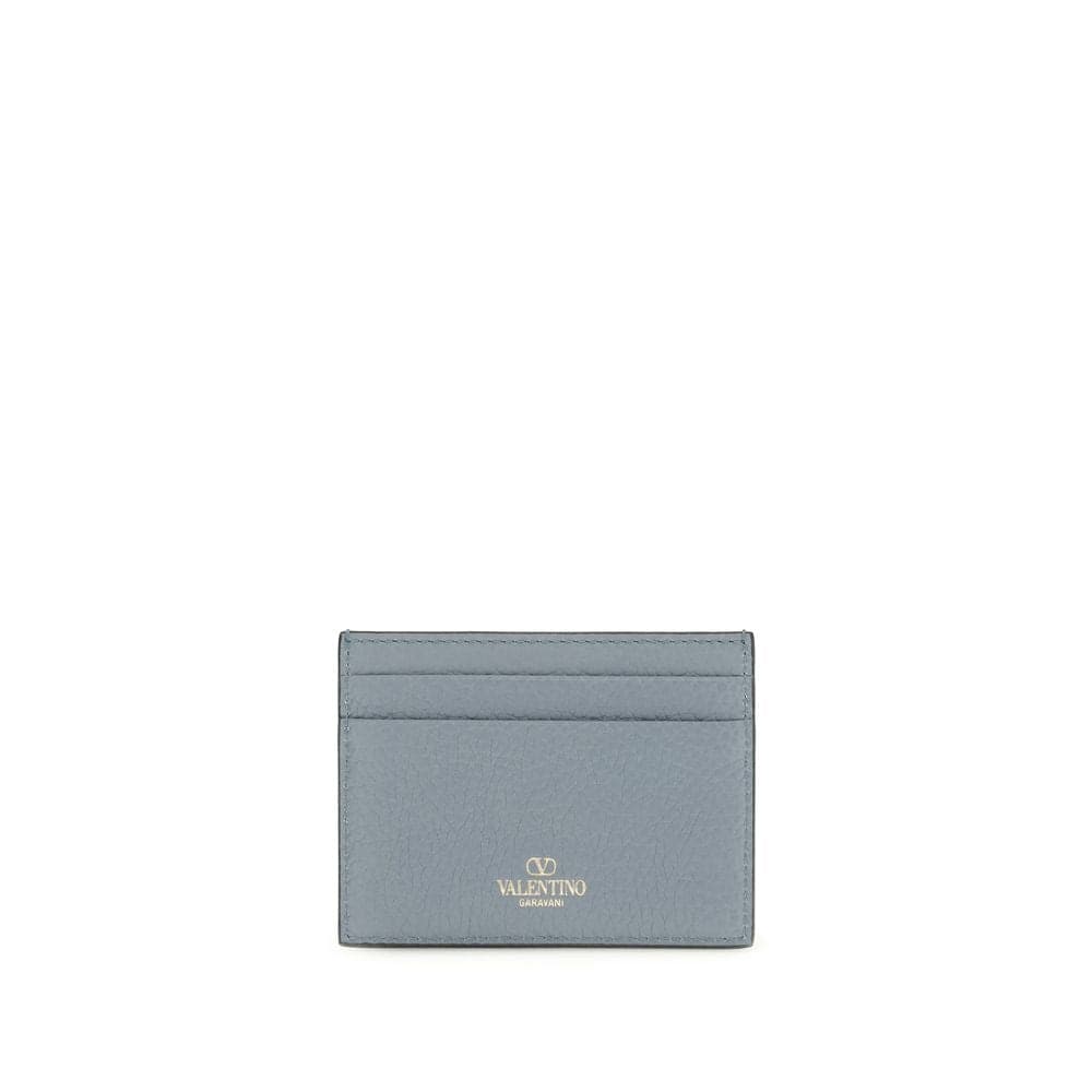 Valentino Garavani Blue Calf Leather Bos Taurus Wallet - 2