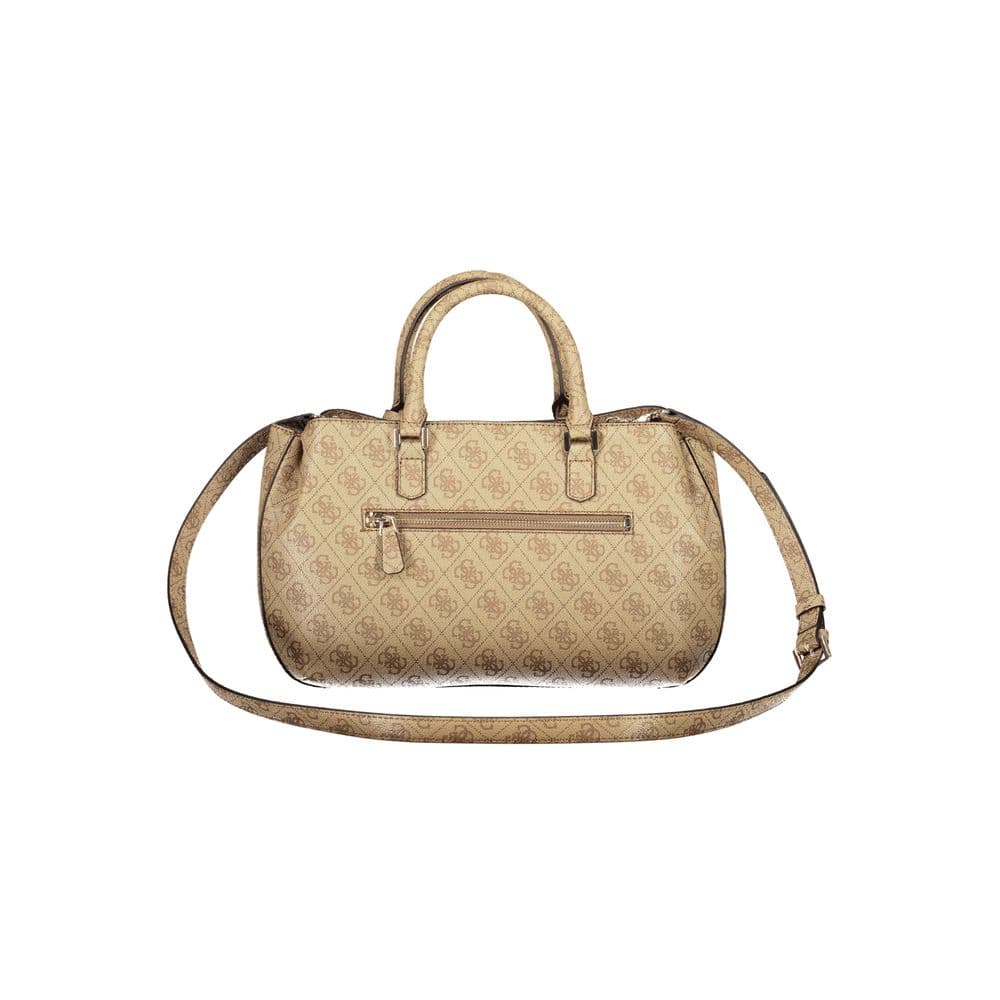 Guess Jeans Beige Polyurethane Women Handbag - 2