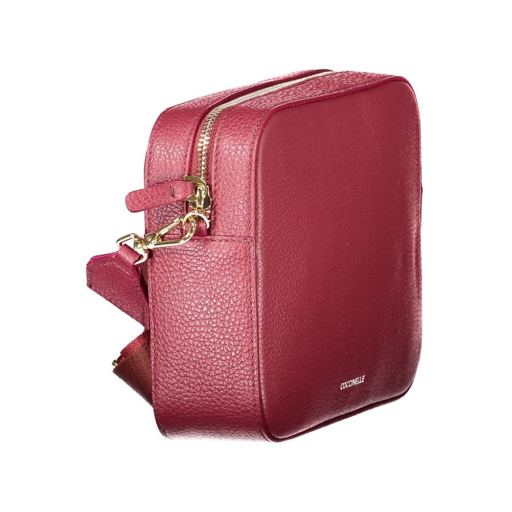 Coccinelle Red Leather Women Bag - 3