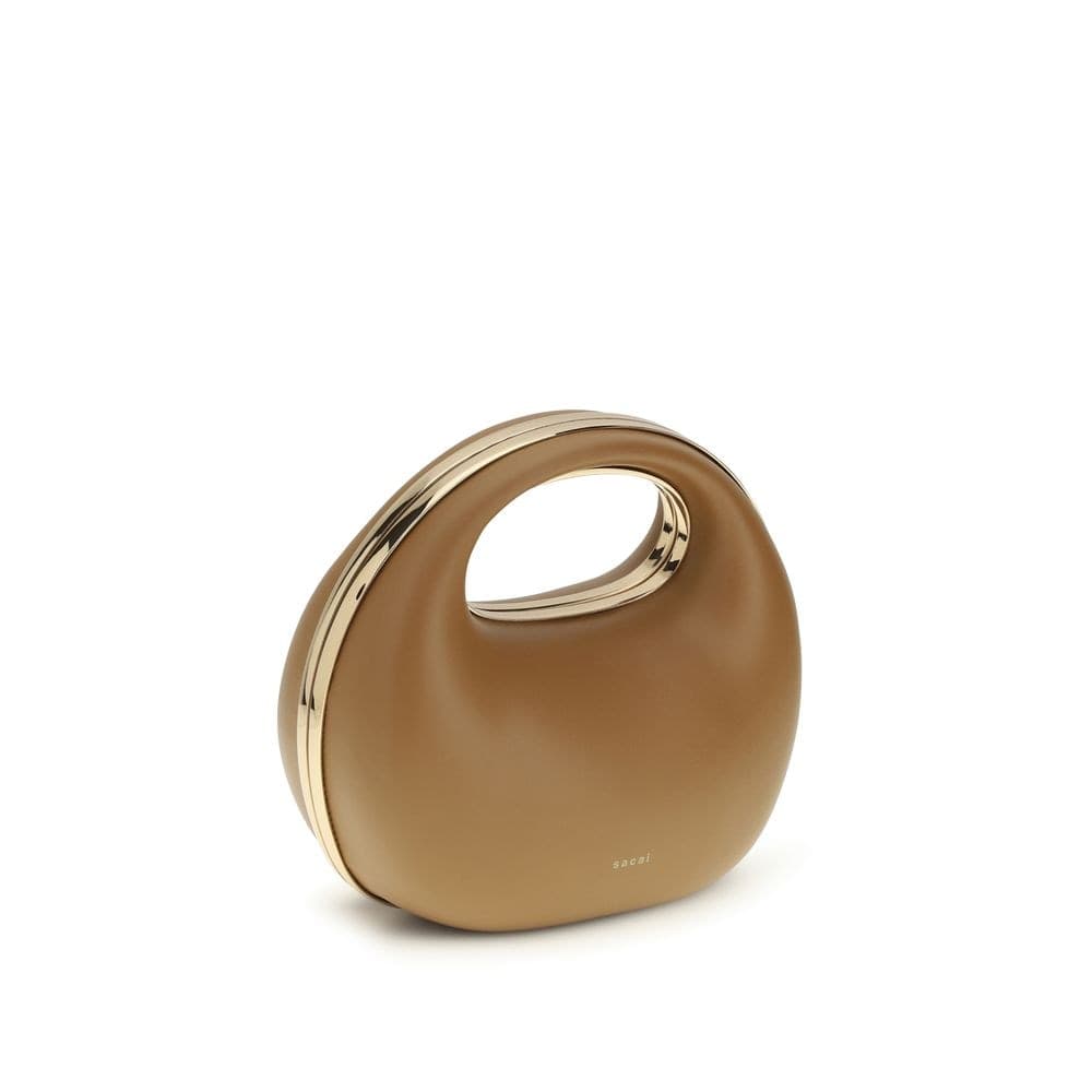 Sacai Brown Calf Leather Bos Taurus Handbag - 2