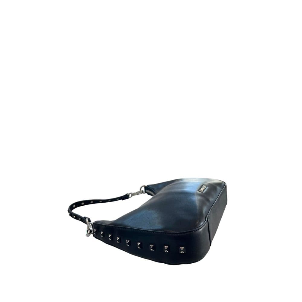 Twinset Black Polyurethane Women Shoulder Bag - 4