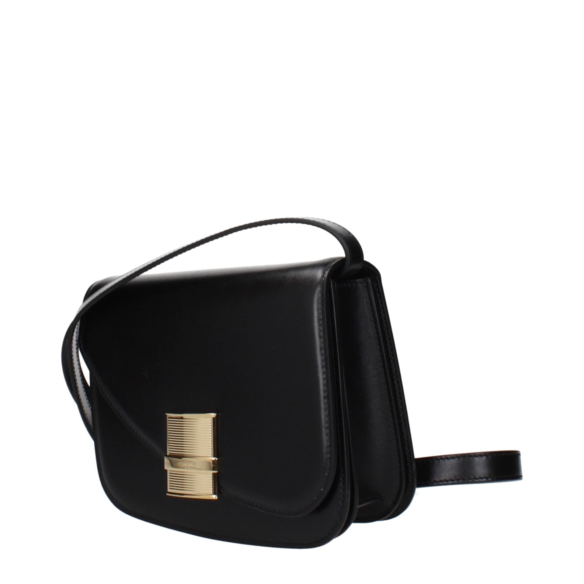 Salvatore Ferragamo Black Leather Crossbody Bag - 2