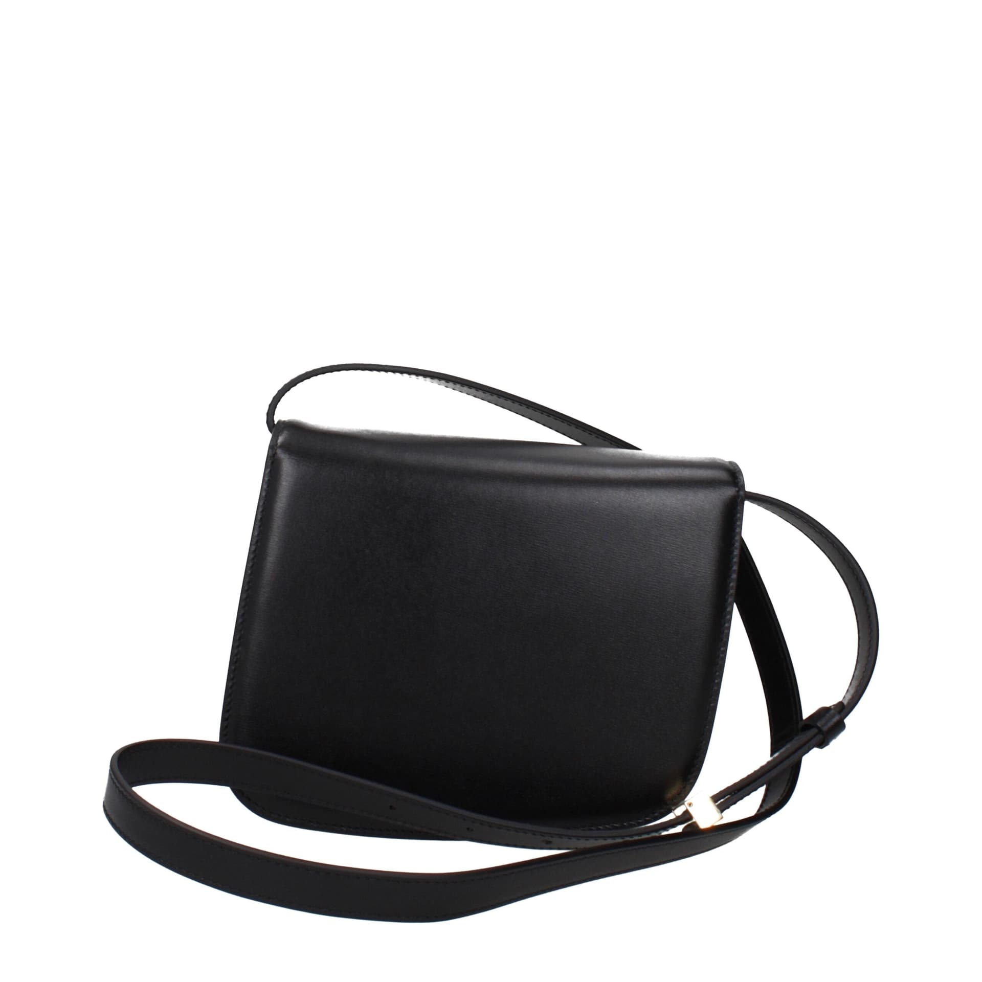 Salvatore Ferragamo Black Leather Crossbody Bag - 3