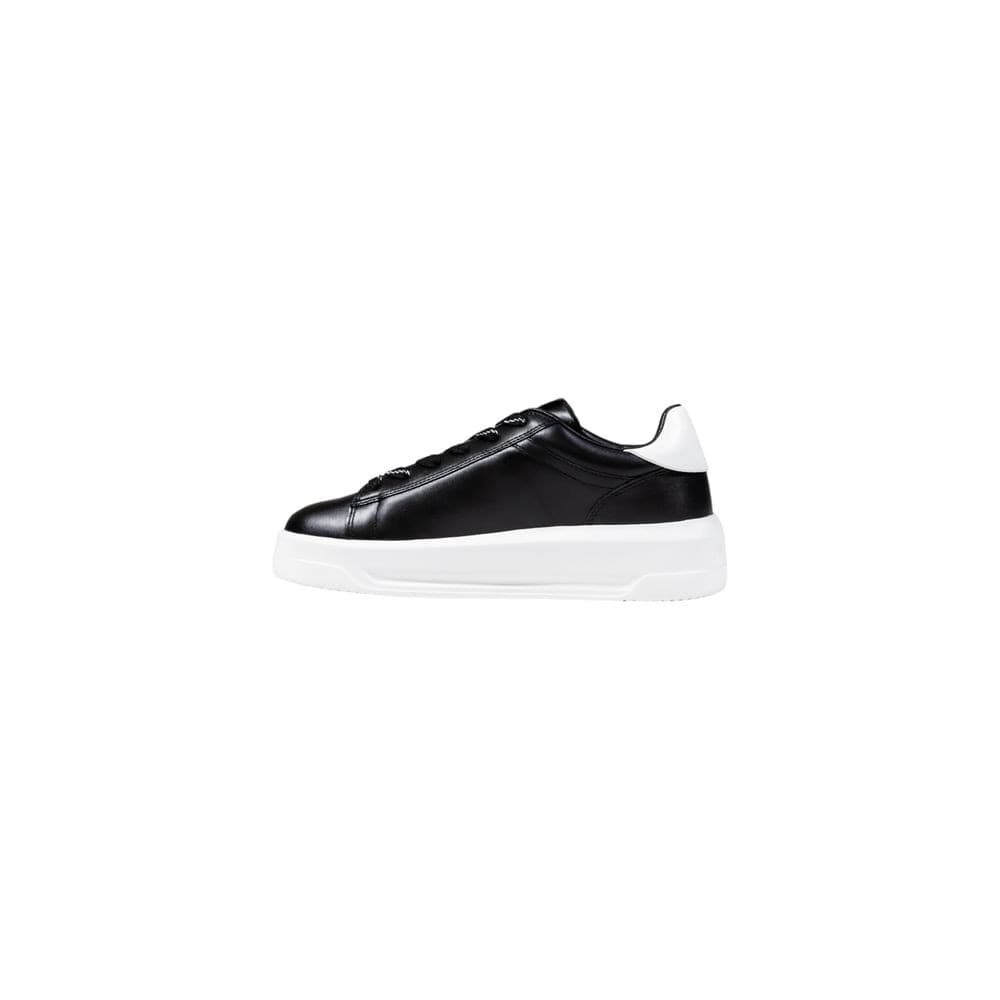 Love Moschino Black And White Synthetic Chunky Sneakers - 3