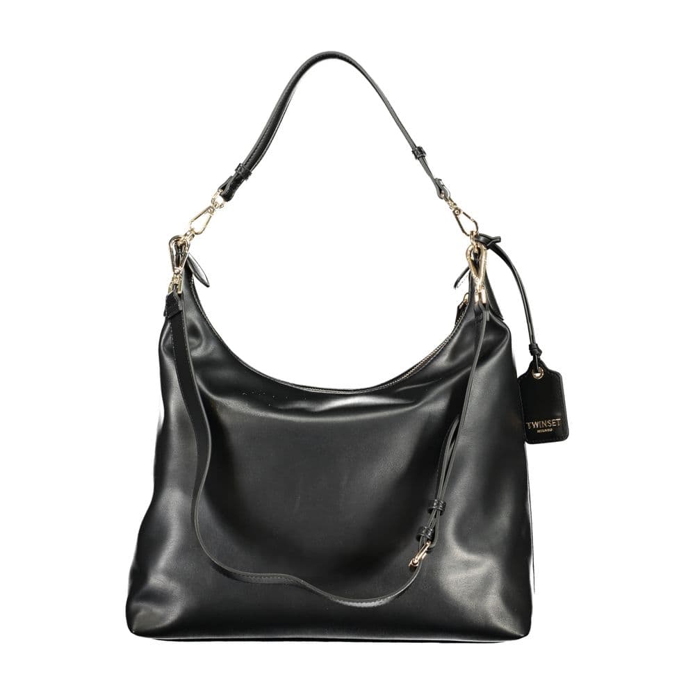 Twinset Nero Poliuretano Women Hobo Bag - 2