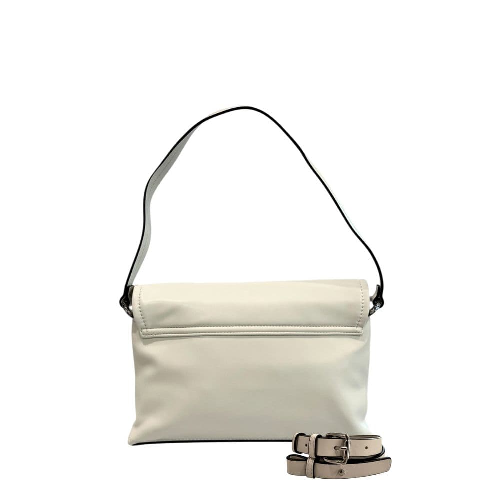 Twinset White PU Women Shoulder Bag - 3