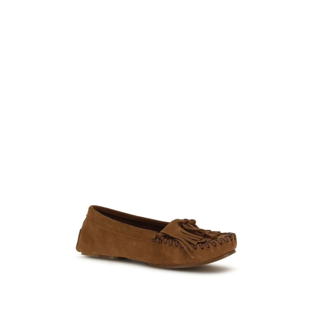 Paris Texas Brown Calf Leather Bos Taurus Slip-On Loafers - 2