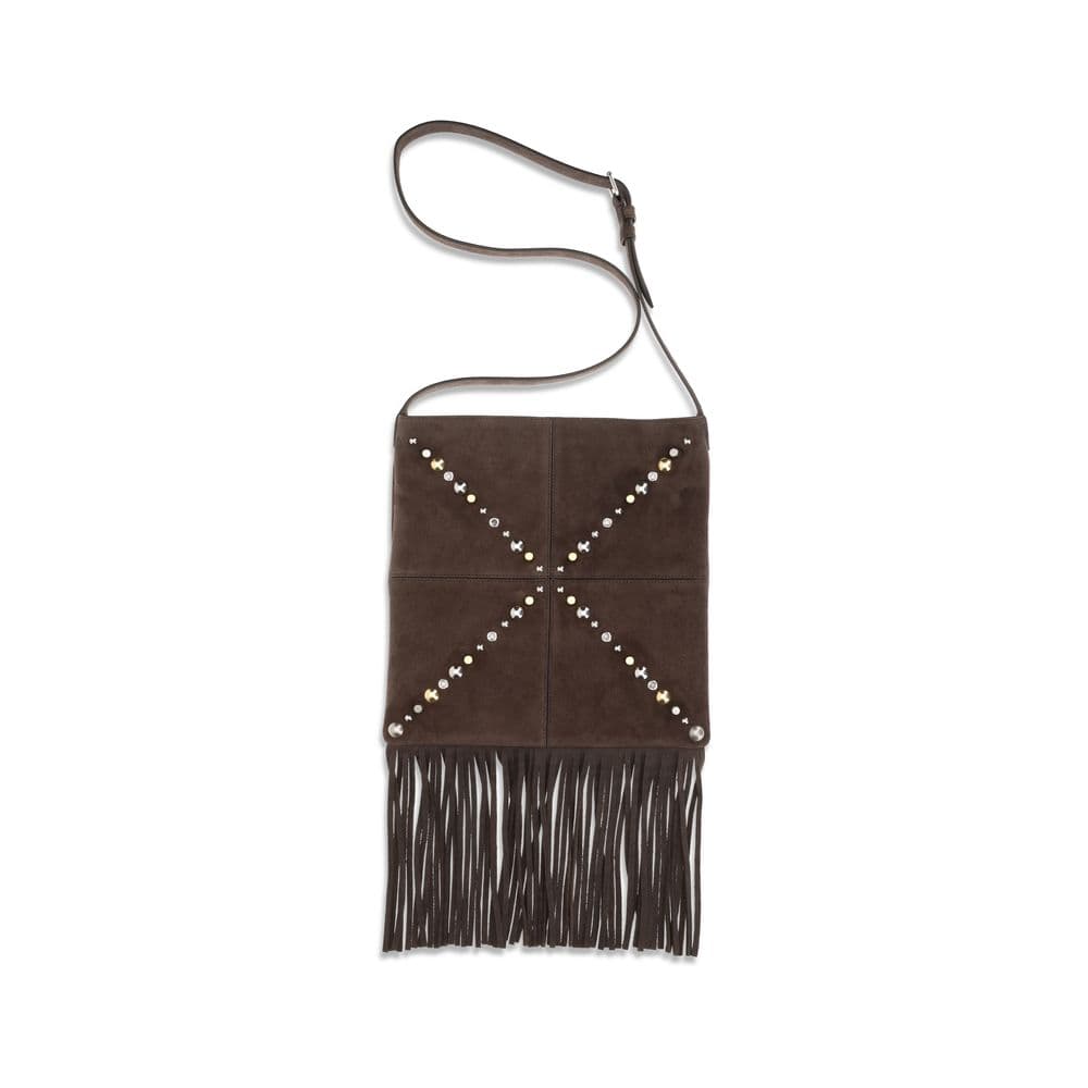 Valentino Garavani Brown Calf Leather Bos Taurus Shoulder Bag - 2