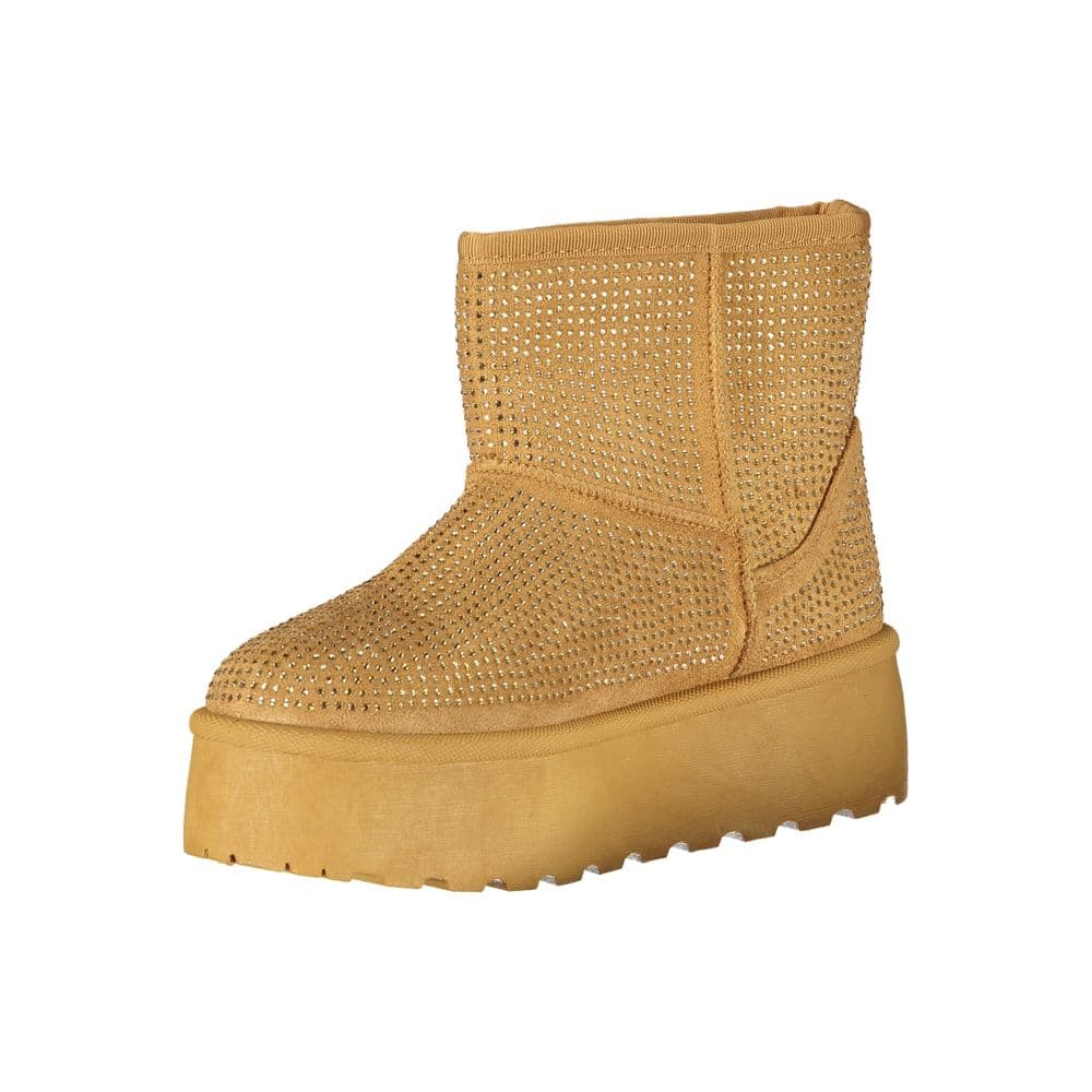 Laura Biagiotti Marrone Polyester Women Boot - 3