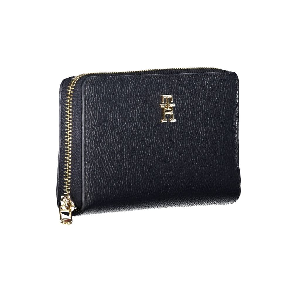 Tommy Hilfiger Blue Polyurethane Women Wallet - 3